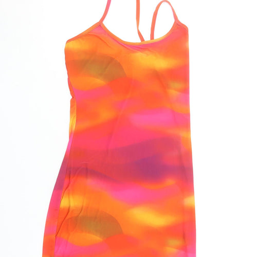 PrettyLittleThing Women’s Multicoloured Slip Dress Size 8 Short