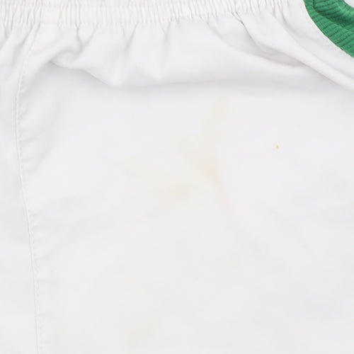 Umbro Boys White 6-7 Years Athletic Football Shorts Ireland Crest