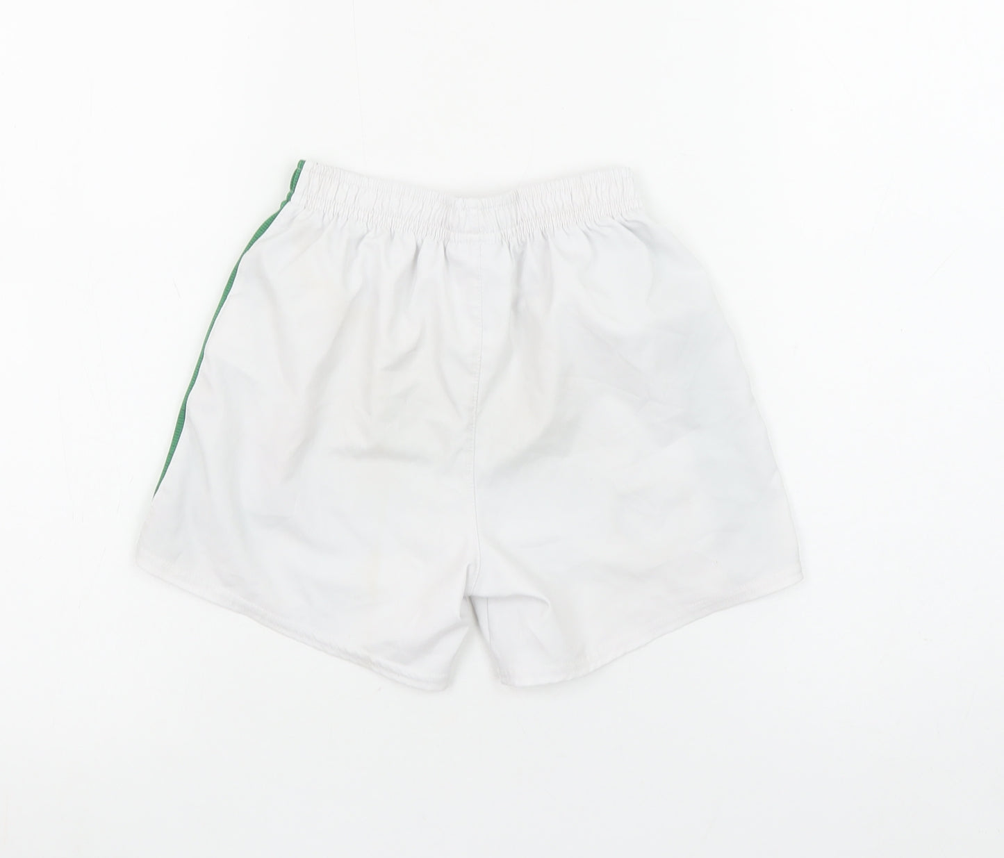 Umbro Boys White 6-7 Years Athletic Football Shorts Ireland Crest