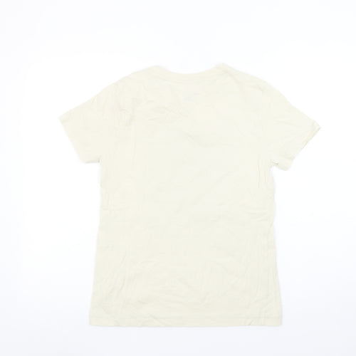 Primark Women Beige Van Gogh Sunflowers Art Graphic T-Shirt 2XS