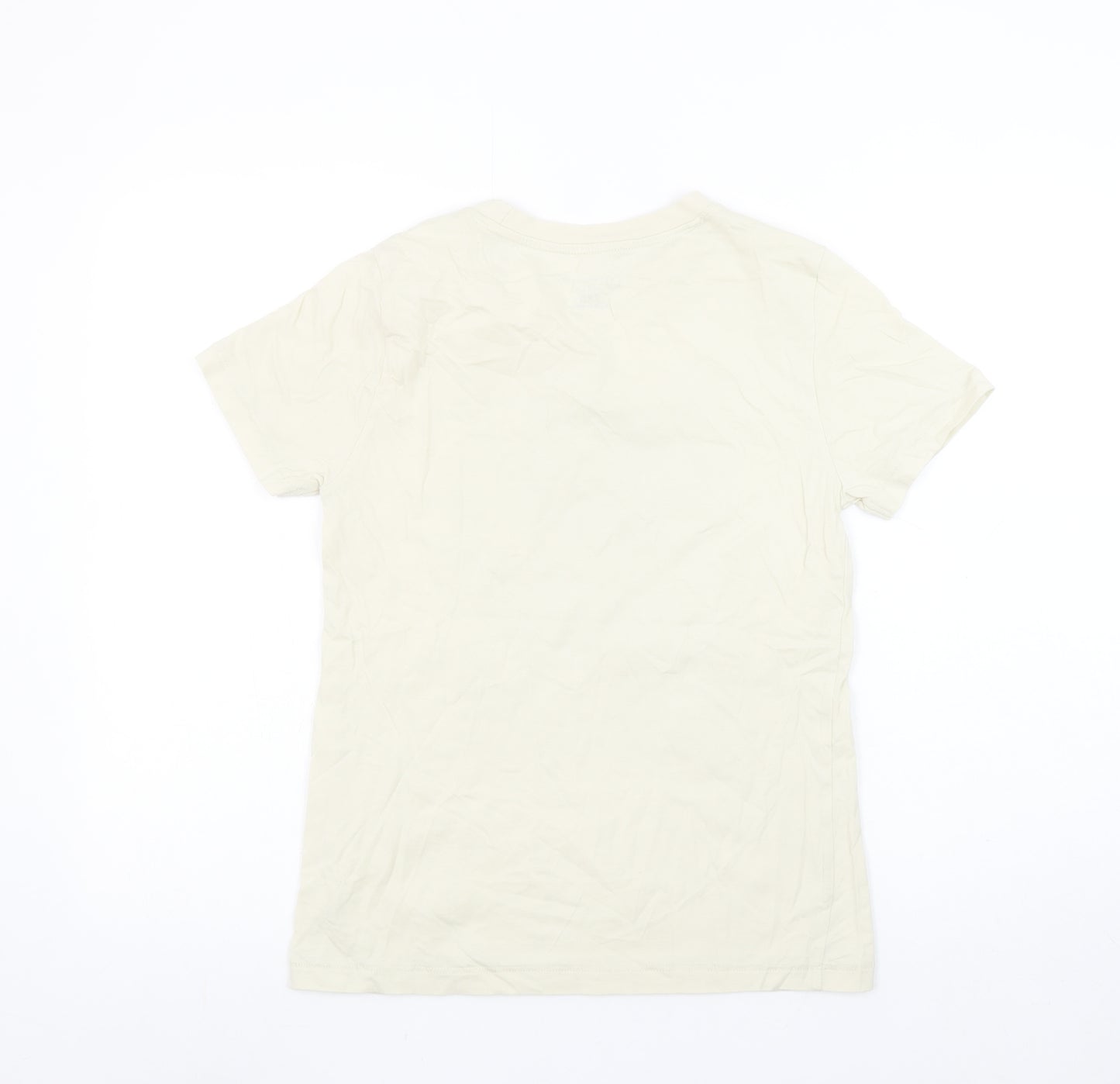 Primark Women Beige Van Gogh Sunflowers Art Graphic T-Shirt 2XS