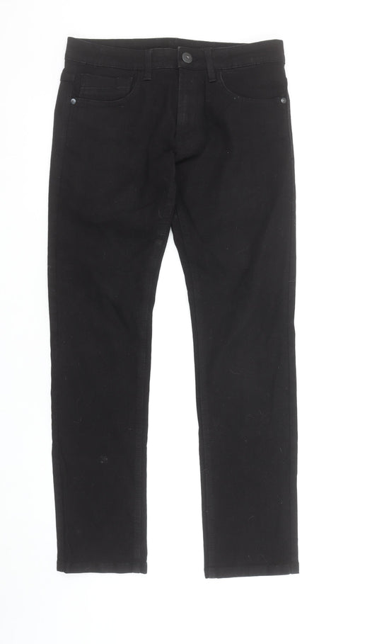 Dunnes Stores Men's Black 30W 30L Regular Fit Straight Jeans