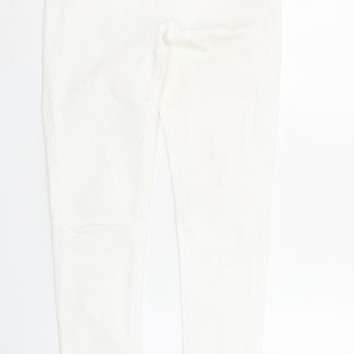 Oasis Women's White Jade Stretch Skinny Jeans Size 12 Slim Fit