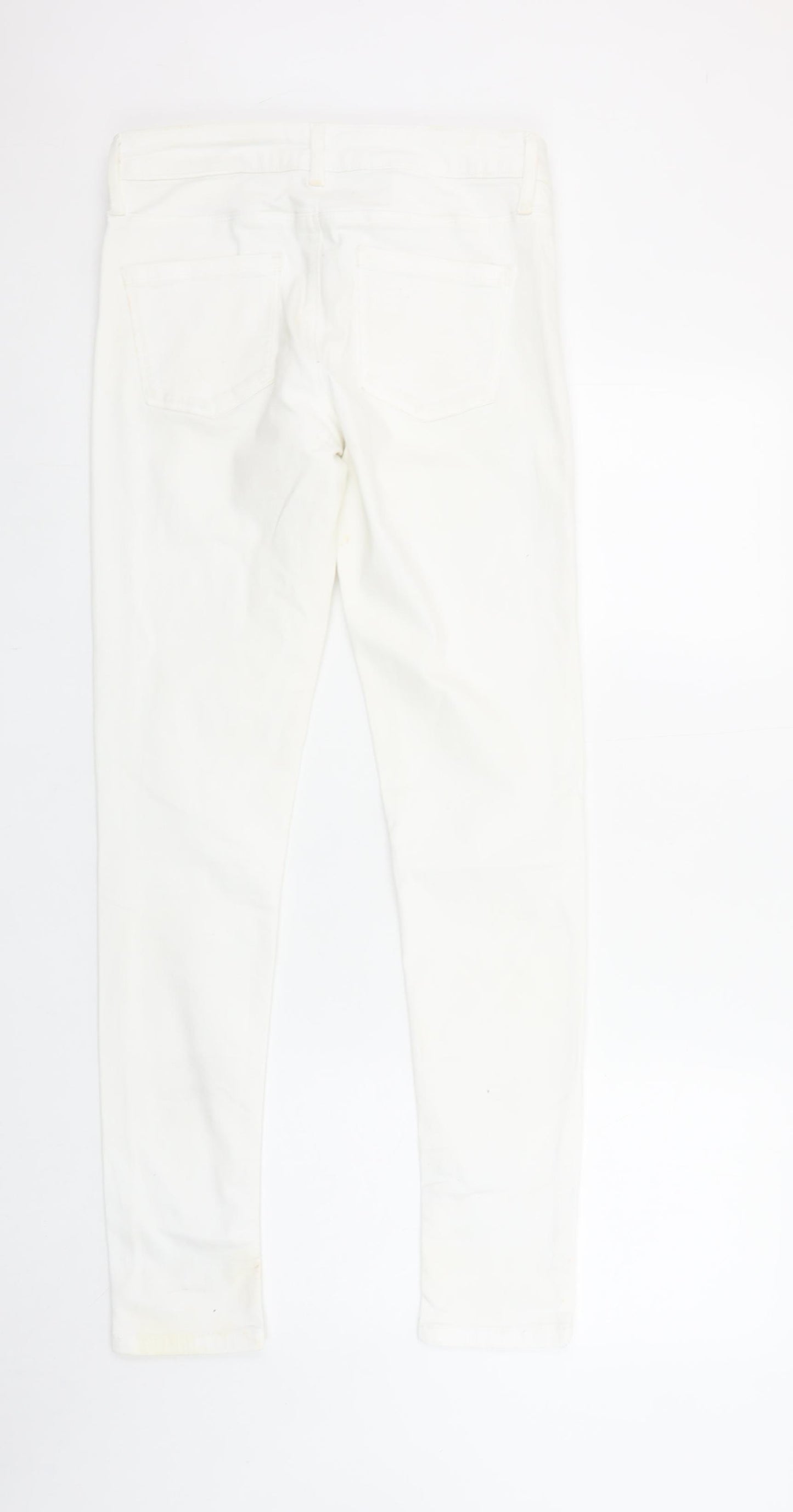 Oasis Women's White Jade Stretch Skinny Jeans Size 12 Slim Fit