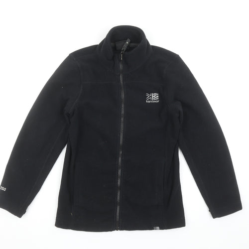 Karrimor Boys Black Fleece Full Zip Jacket 11-12 Years Regular Fit Outdoor