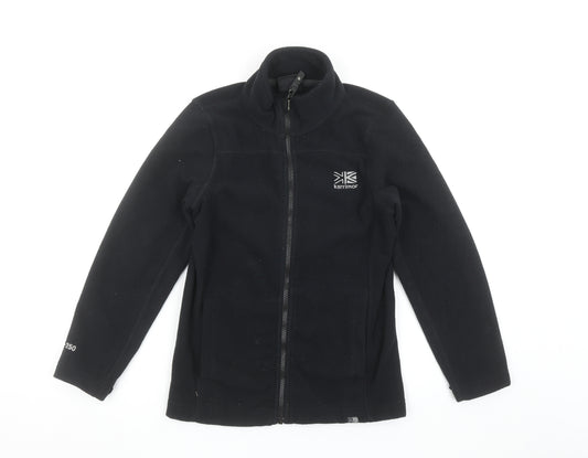 Karrimor Boys Black Fleece Full Zip Jacket 11-12 Years Regular Fit Outdoor