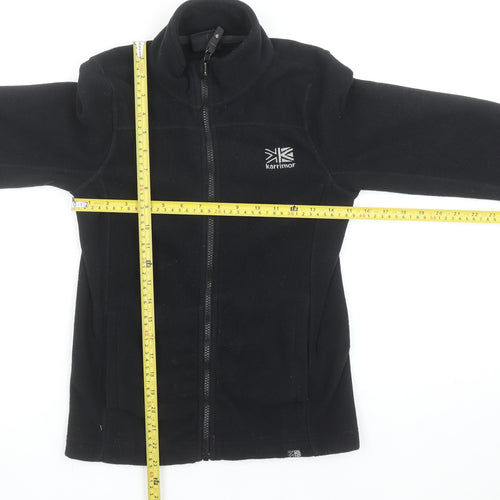 Karrimor Boys Black Fleece Full Zip Jacket 11-12 Years Regular Fit Outdoor