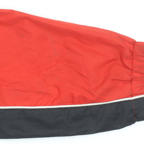 Masita Men's Red Windbreaker Sports Jacket Size S Polyester