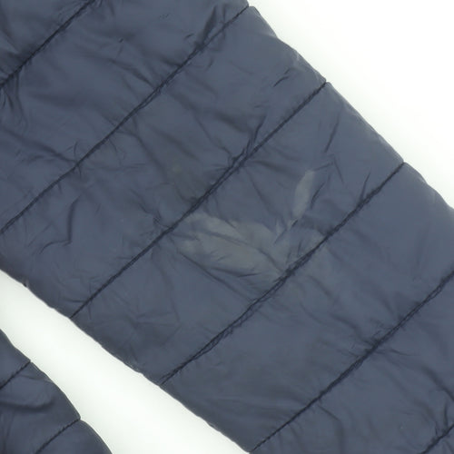 F&F Women's Navy Quilted Puffer Jacket UK 12 Lightweight Casual