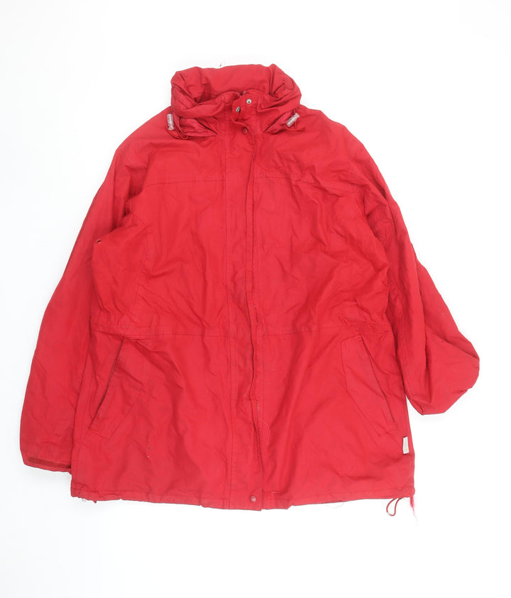 Regatta Women's Red Waterproof Parka Jacket Size 18 XL