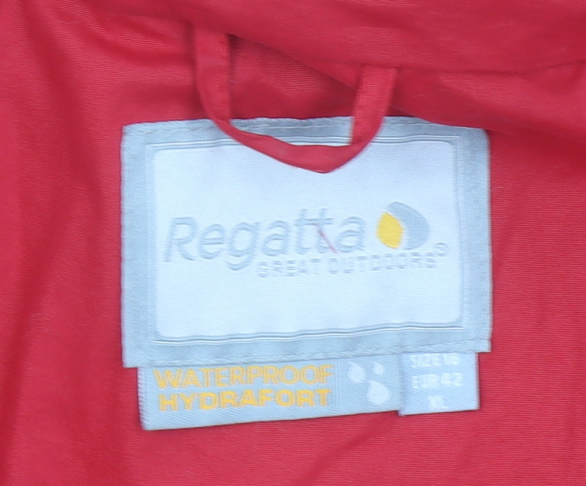 Regatta Women's Red Waterproof Parka Jacket Size 18 XL
