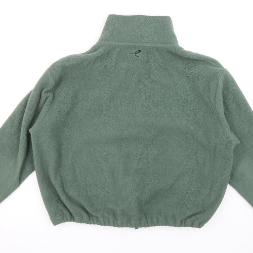 Energetics Women's Green Fleece 1/2 Zip Pullover Sweatshirt M