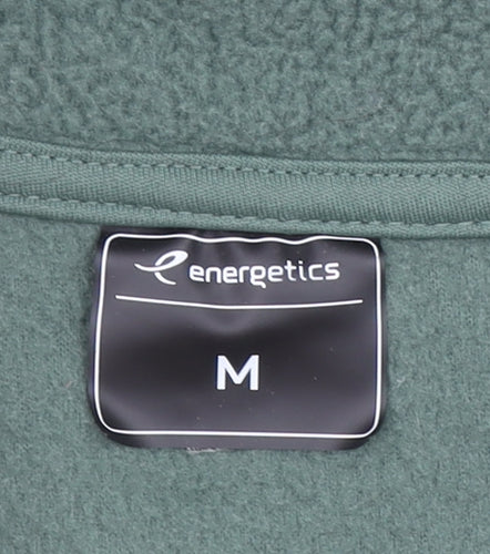 Energetics Women's Green Fleece 1/2 Zip Pullover Sweatshirt M