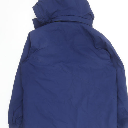 Free Country Boys Blue Waterproof Hooded Ski Jacket Size 10 Years