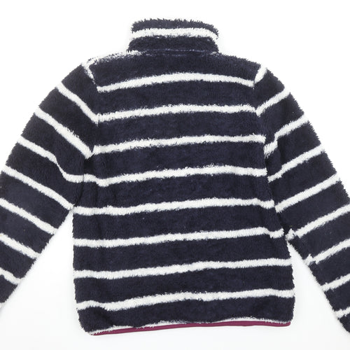 Mountain Warehouse Womens Navy Stripe Fleece Pullover UK 12