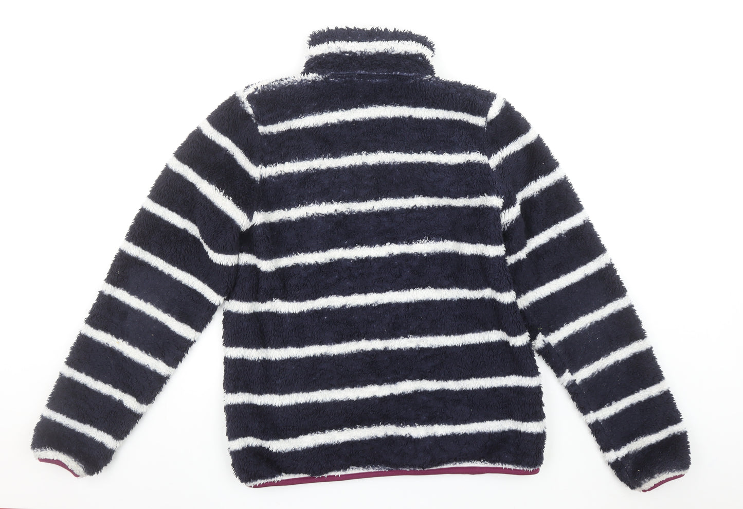 Mountain Warehouse Womens Navy Stripe Fleece Pullover UK 12