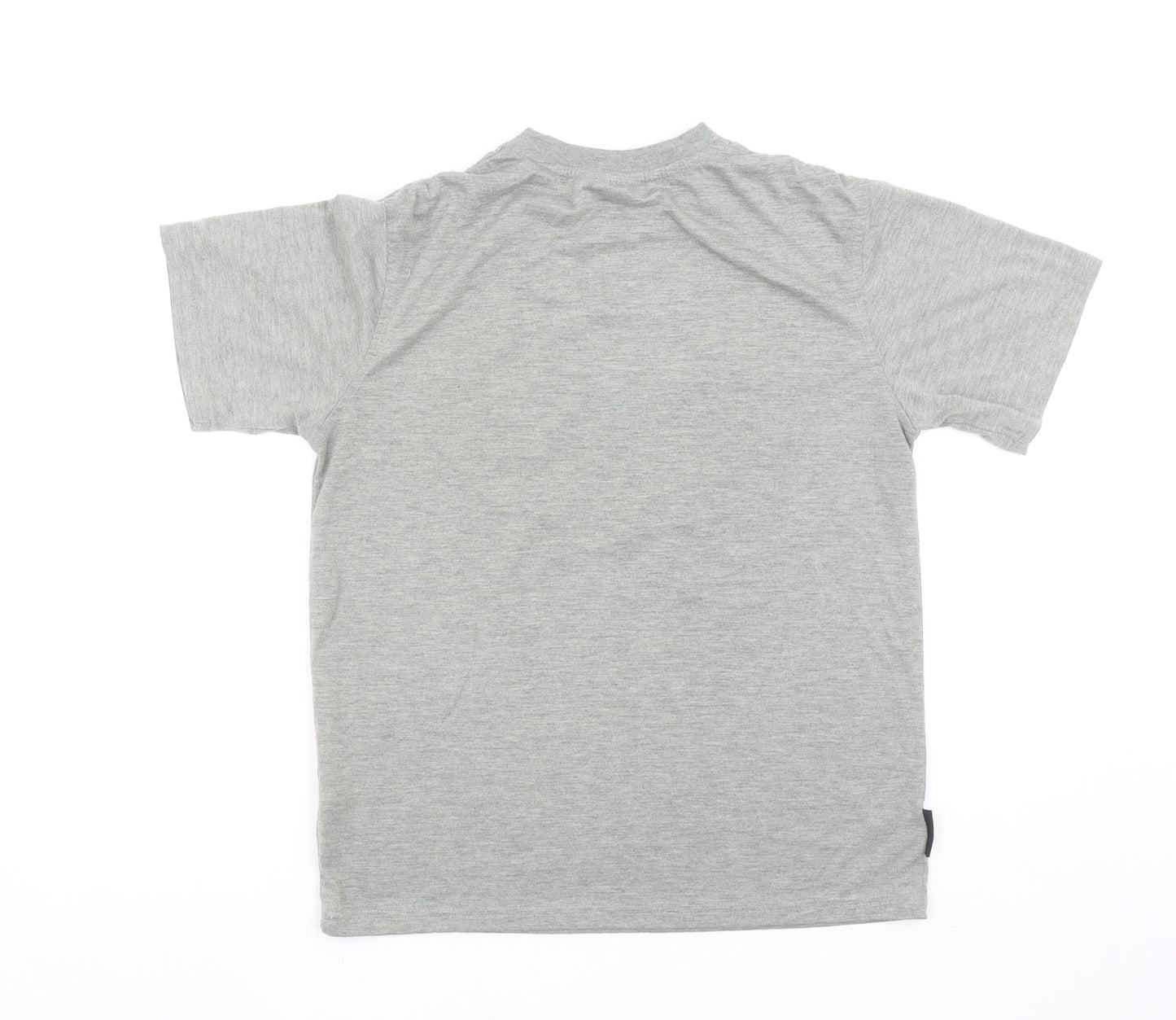 Le Coq Sportif Boys Grey XL Graphic Logo Sports T-Shirt