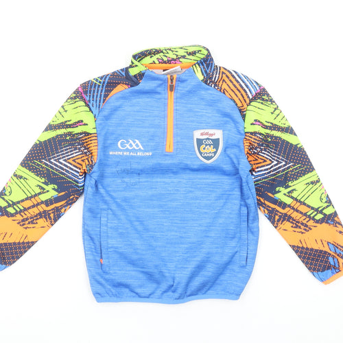 Masita Boys Blue GAA Col Camps 1/4 Zip Fleece Sweatshirt 4-5 Years