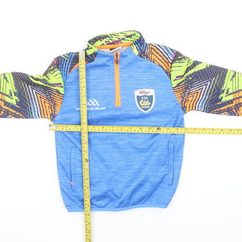 Masita Boys Blue GAA Col Camps 1/4 Zip Fleece Sweatshirt 4-5 Years
