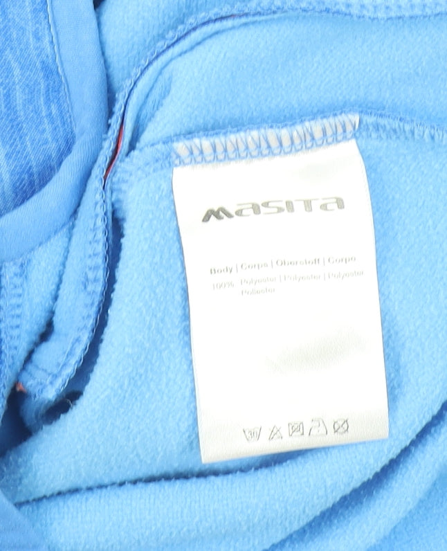 Masita Boys Blue GAA Col Camps 1/4 Zip Fleece Sweatshirt 4-5 Years