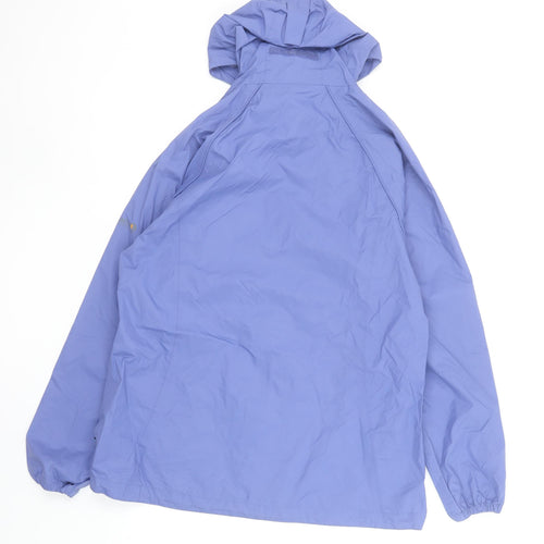 Regatta Women's Blue Waterproof Hooded Rain Jacket Size 12