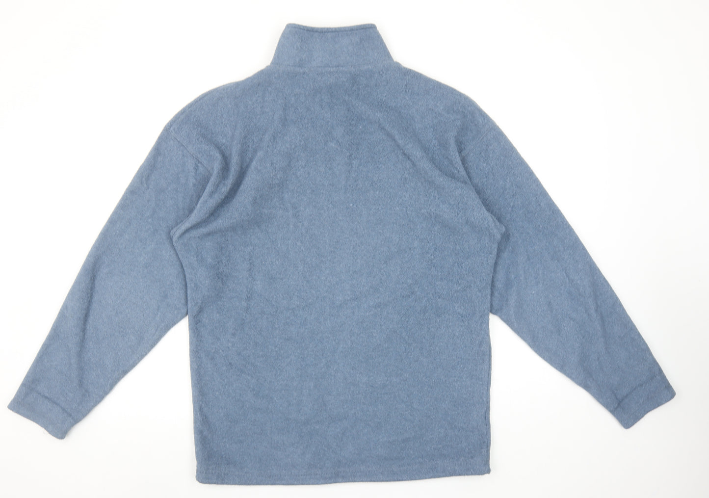 Zantos Men's Blue Fleece 1/2 Zip Pullover Sweatshirt Size S