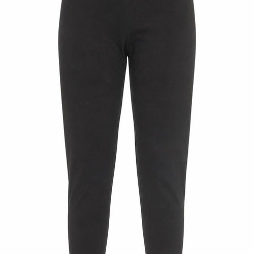 Puma Womens Black Cotton Stretch Gym Leggings Size 10