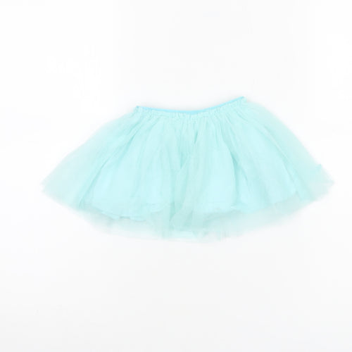 Monsoon Girls Blue Tutu Skirt 6-9 Months Party Layered Tulle