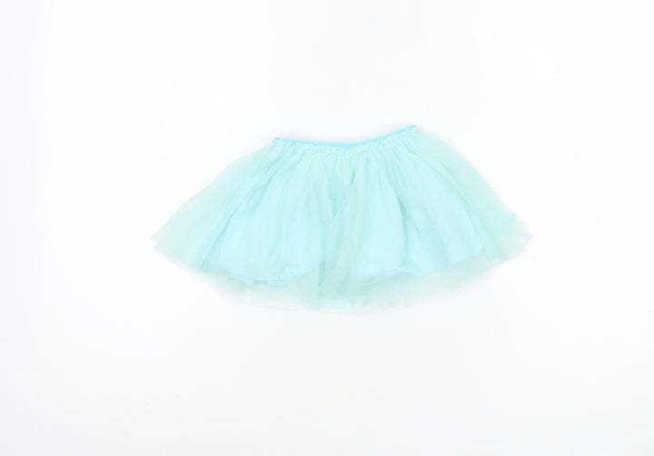 Monsoon Girls Blue Tutu Skirt 6-9 Months Party Layered Tulle