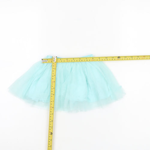 Monsoon Girls Blue Tutu Skirt 6-9 Months Party Layered Tulle