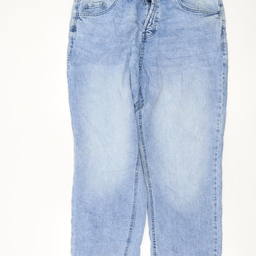 Denim Co. Men's Blue Relaxed Straight Fit Jeans W38 L30