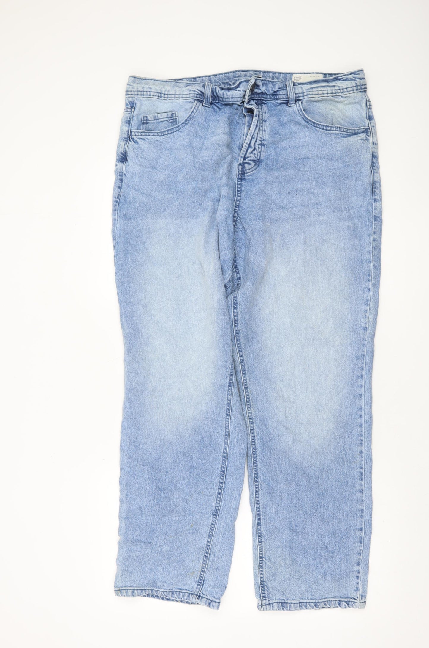 Denim Co. Men's Blue Relaxed Straight Fit Jeans W38 L30