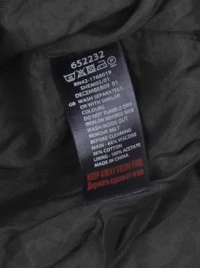 Monsoon Women Black Floral Embroidered Sleeveless Shift Dress Size 12