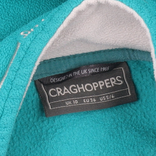 Craghoppers Women’s Turquoise 1/2 Zip Fleece Sweatshirt UK 10