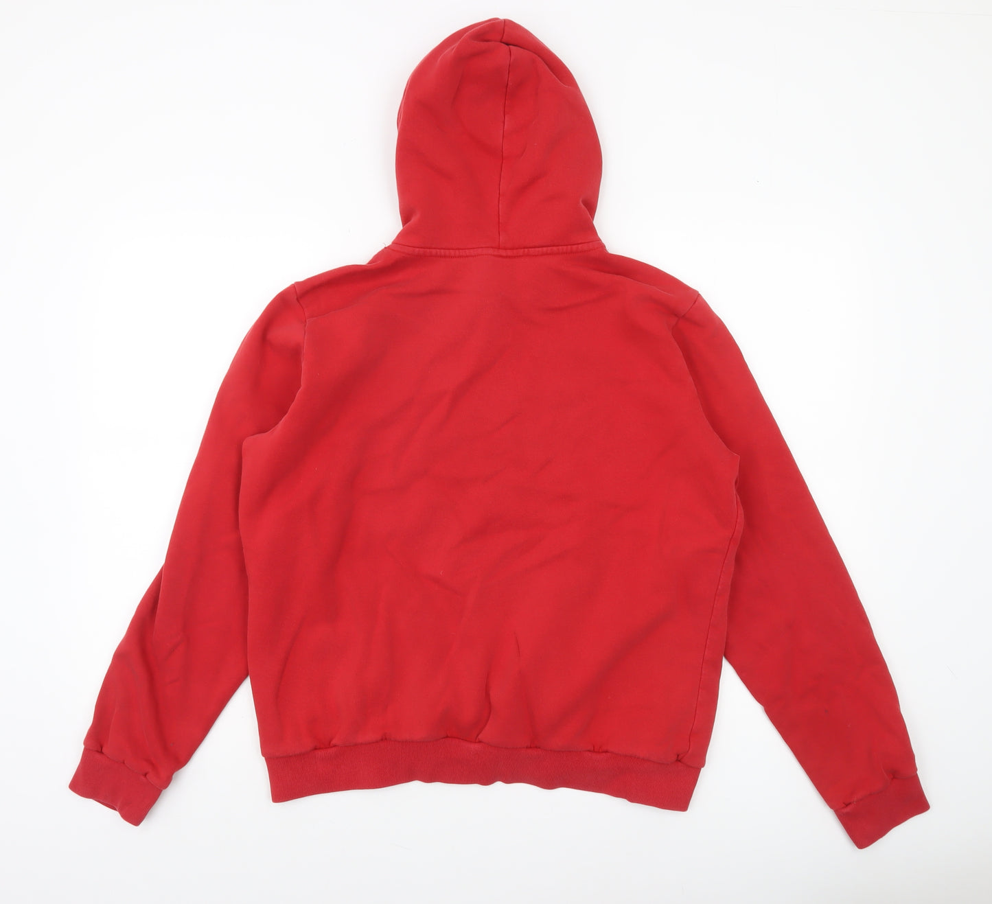 Nike Women's Red Pullover Hoodie XL Cotton Blend Casual Sweatshirt