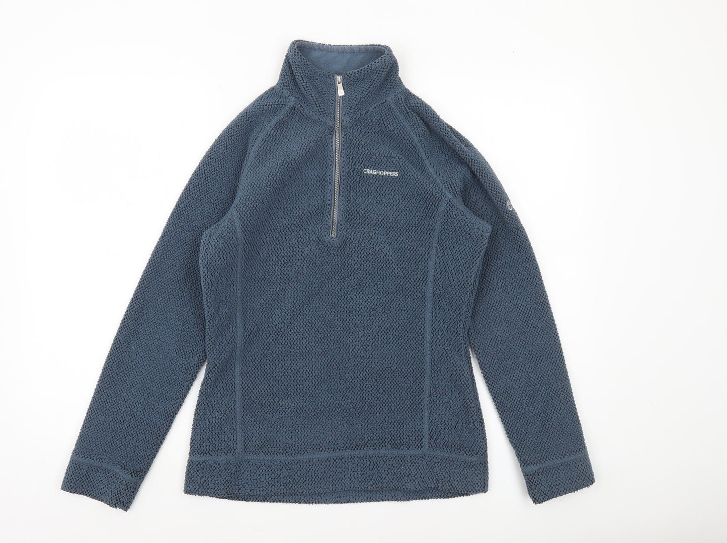 Craghoppers Women Blue 1/2 Zip Fleece Pullover Size S Outdoor Sweatshirt