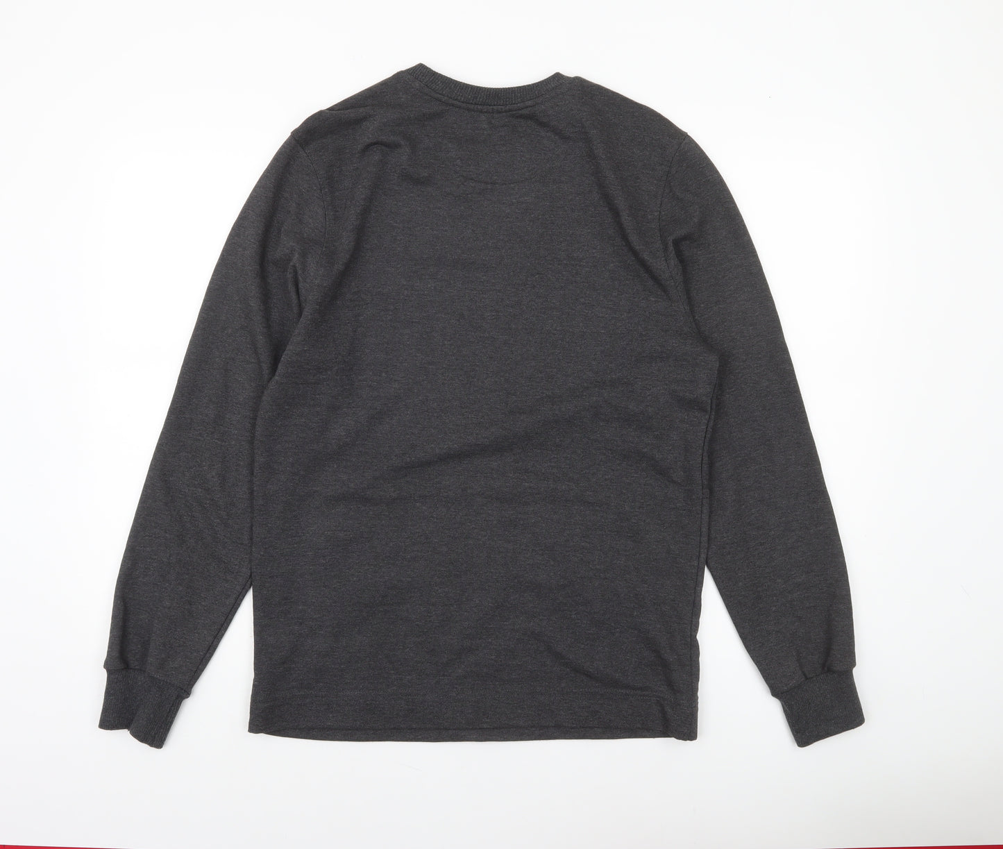 Gio-Goi Mens Grey Small Crew Neck Pullover Sweatshirt