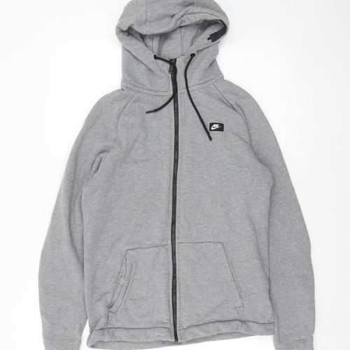 Nike Men's Grey Full Zip Hoodie Size S Regular Fit