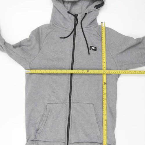 Nike Men's Grey Full Zip Hoodie Size S Regular Fit
