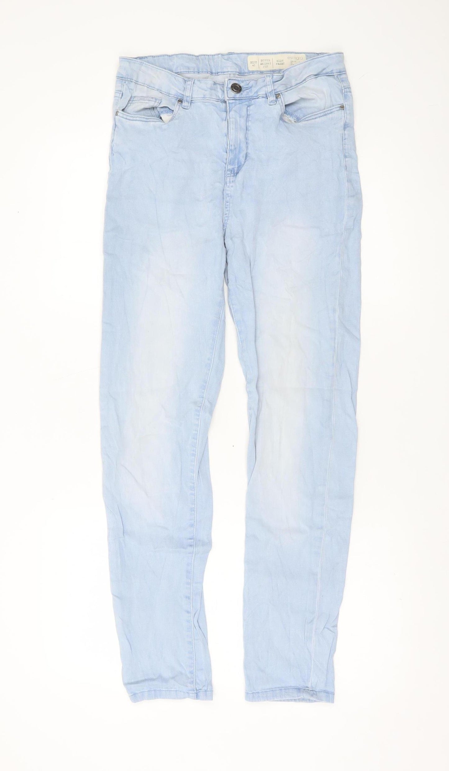 Esmara Women’s Light Blue High Waist Super Skinny Jeans Size 16