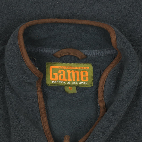 Game Womens Black Fleece Bodywarmer Waistcoat Size 13