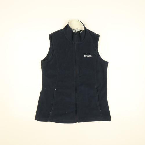 Regatta Women's Blue Fleece Zip Waistcoat Size 10 Outdoor Bodywarmer