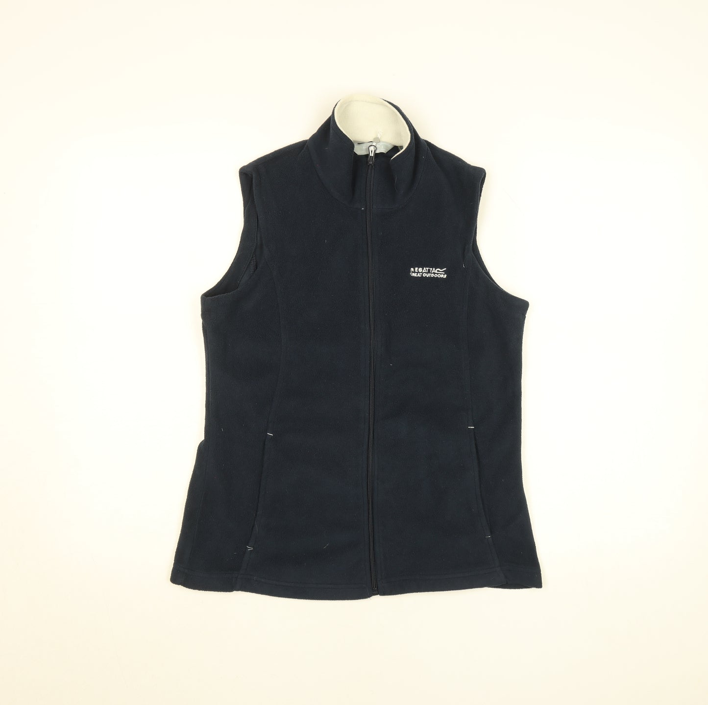 Regatta Women's Blue Fleece Zip Waistcoat Size 10 Outdoor Bodywarmer