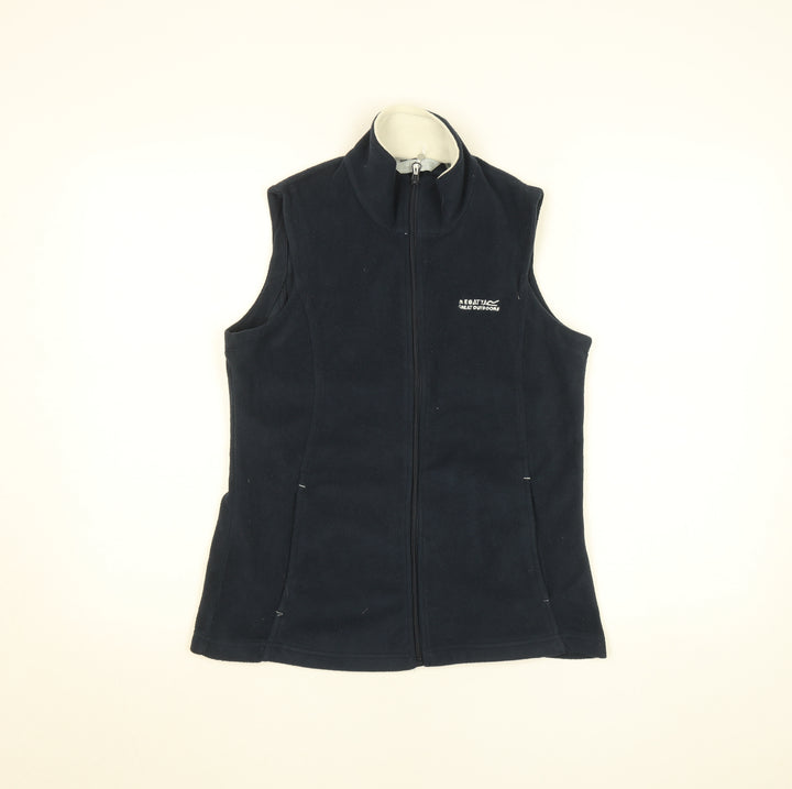 Regatta Women's Blue Fleece Zip Waistcoat Size 10 Outdoor Bodywarmer