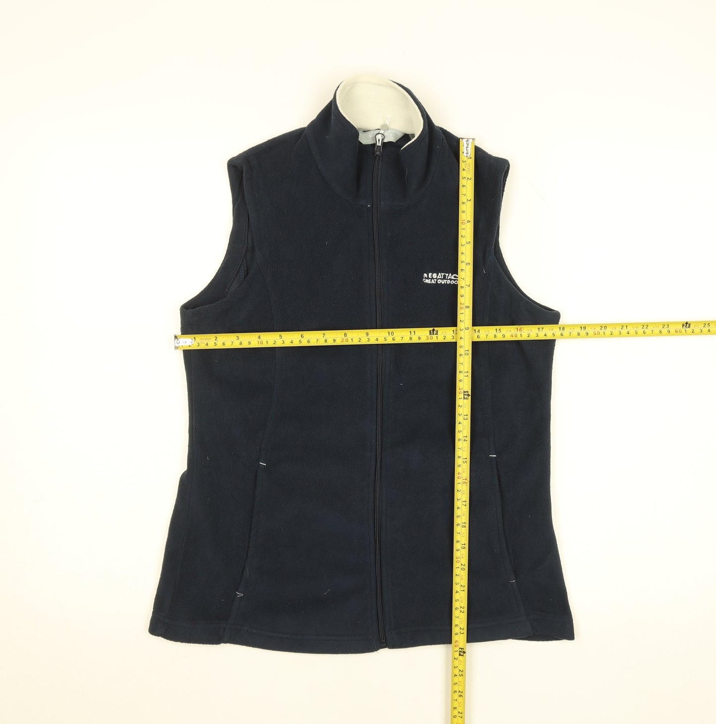 Regatta Women's Blue Fleece Zip Waistcoat Size 10 Outdoor Bodywarmer