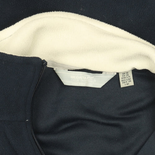 Regatta Women's Blue Fleece Zip Waistcoat Size 10 Outdoor Bodywarmer