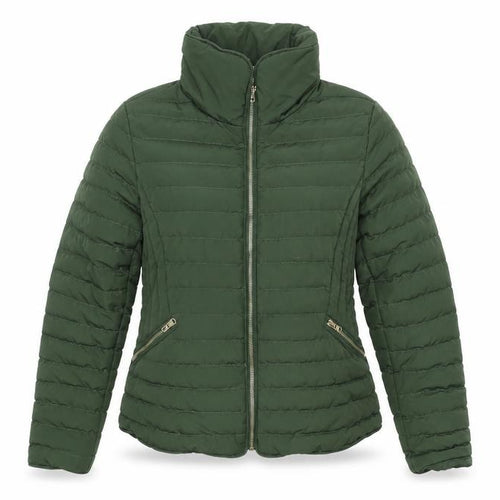 Tokyo Laundry Women’s Green Quilted Puffer Jacket UK 12