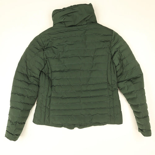Tokyo Laundry Women’s Green Quilted Puffer Jacket UK 12