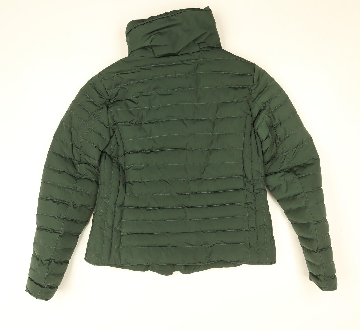 Tokyo Laundry Women’s Green Quilted Puffer Jacket UK 12