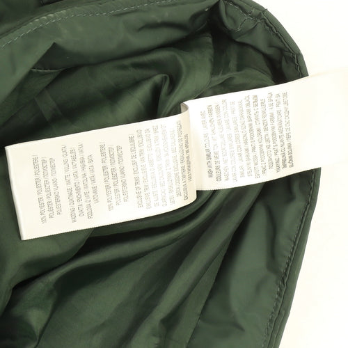 Tokyo Laundry Women’s Green Quilted Puffer Jacket UK 12